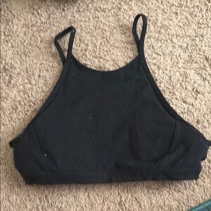 Lululemon Black Sports Bra High-Neck Intimates